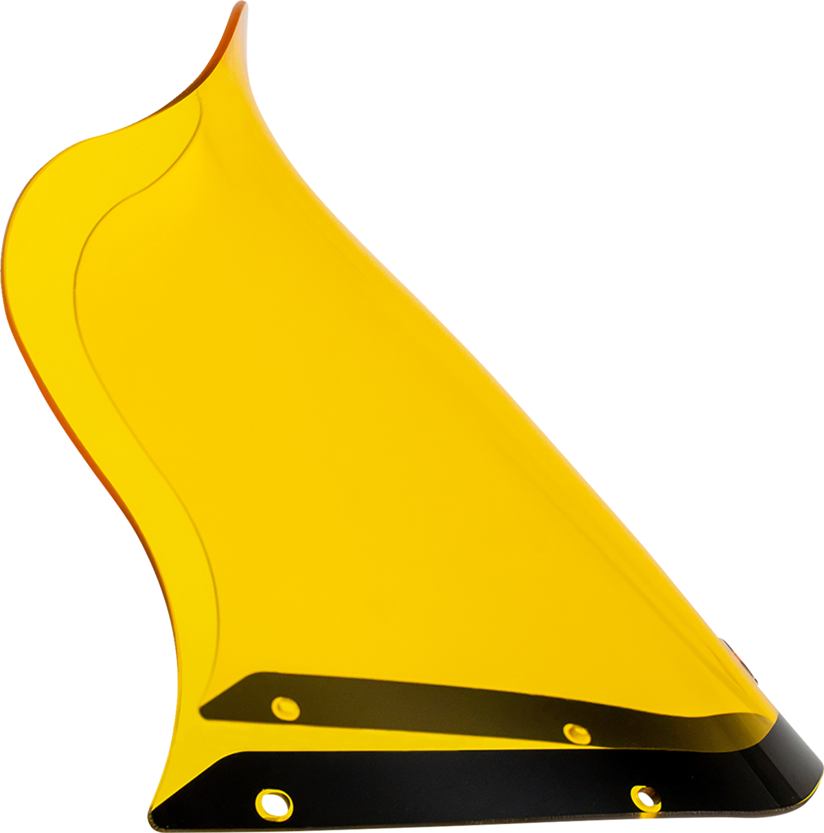 Klock Werks Kolor Flare 12.5" Yellow Windshield fits Saddlemen S-RT Mini Fairing