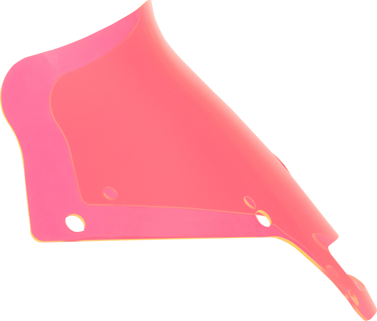 Klock Werks Ice Flare 6" Pink Windshield for 2022-26 Harley Softail Low Rider ST