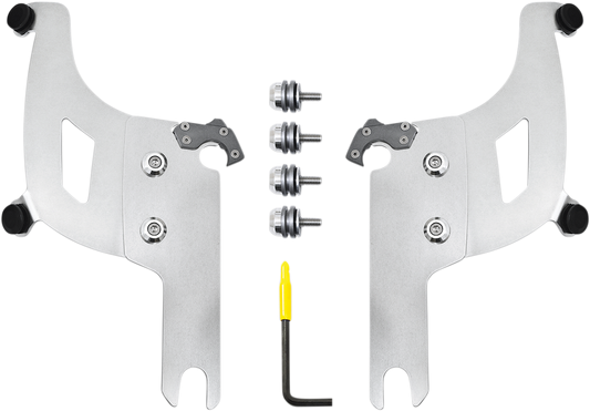 Memphis Shades Bullet Fairing Mounting Kit for 2004-19 Harley Touring Road King