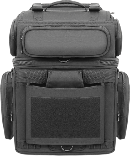 Saddlemen Black BR1800 Tactical Rear Sissy bar Bag Luggage for Harley Davidson