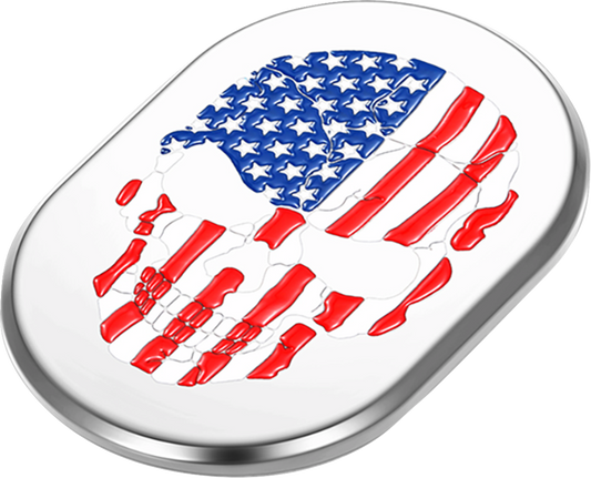 Figurati American Flag Skull Left Right Antenna Insert 2009-2023 Harley Touring