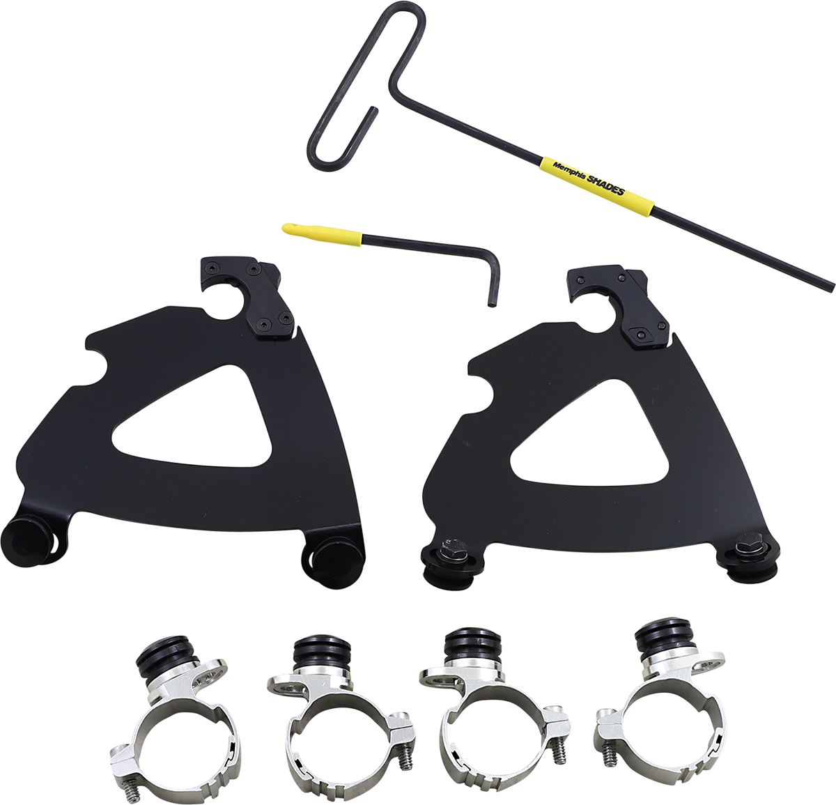 Memphis Shades Black Road Warrior Fairing Trigger Mount 2011-19 Harley Sportster