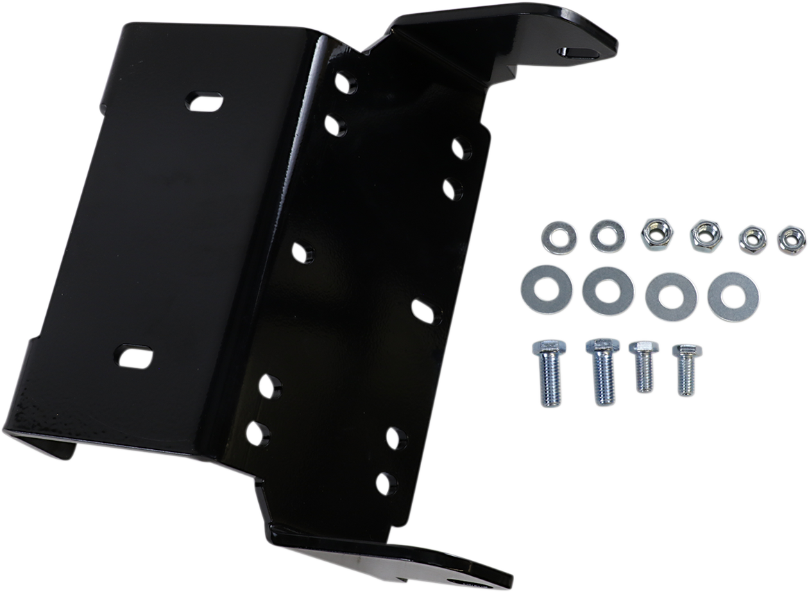 Moose Utility UTV Black Front Winch Mount Kit for 2014-24 Yamaha Viking 700 4x4