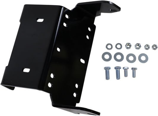 Moose Utility UTV Black Front Winch Mount Kit for 2014-24 Yamaha Viking 700 4x4