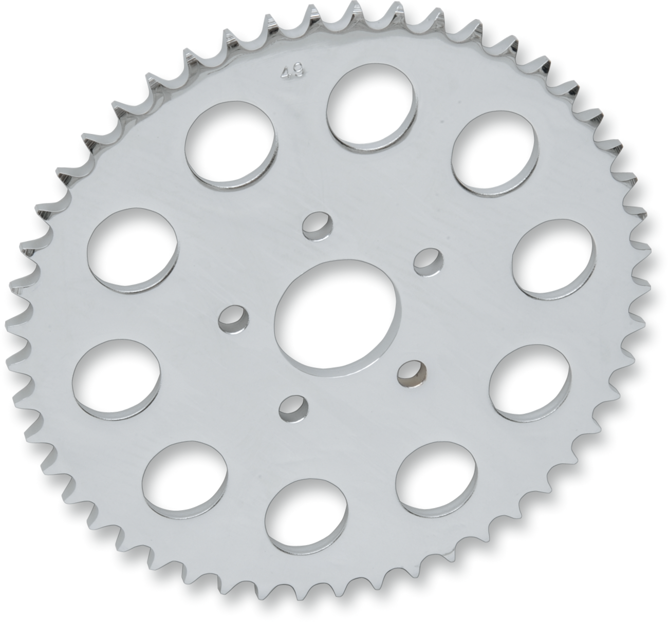Drag Specialties Chrome 46 Tooth Flat Rear Sprocket 1986-99 Harley Dyna Touring