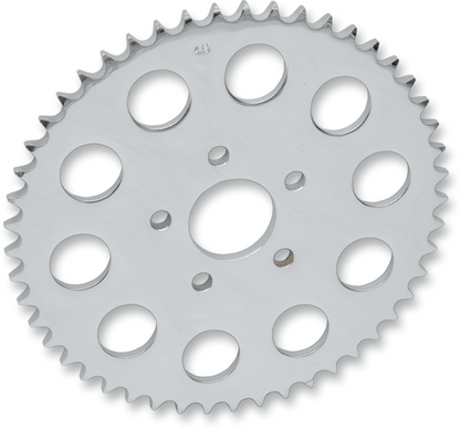 Drag Specialties Chrome 46 Tooth Flat Rear Sprocket 1986-99 Harley Dyna Touring