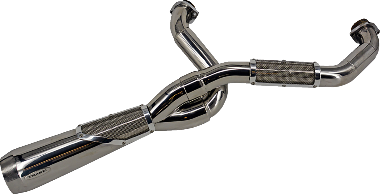 Trask Big Sexy 2-1 Polished Exhaust System for 2018-2024 Harley Softail Models