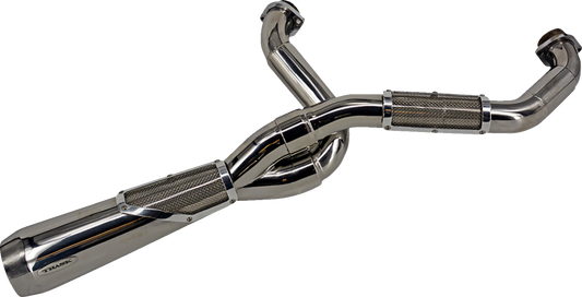 Trask Big Sexy 2-1 Polished Exhaust System for 2018-2024 Harley Softail Models