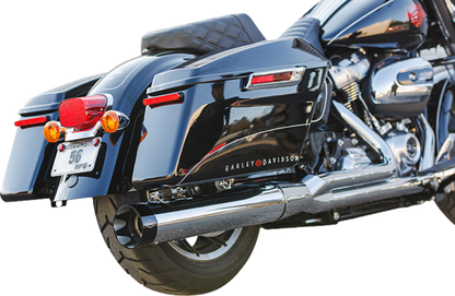 S&S Sidewinder 2-1 Chrome Exhaust System fits 2017-2024 Harley Touring 550-0758