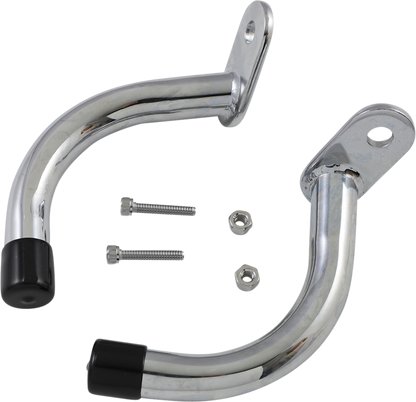 Rick Doss Chrome Saddlebag Guard Eliminator Brackets for 1997-08 Harley Touring