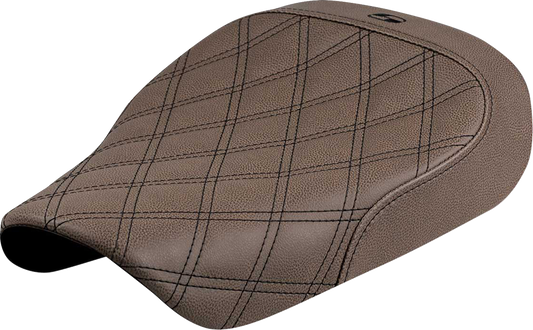 Saddlemen Brown Lattice Stitch Solo Seat for 2021-2025 Harley Sportster RH1250S