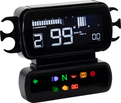 Koso D2 Multifunction LCD Digital Speedometer Gauge fits 2004-2013 Harley