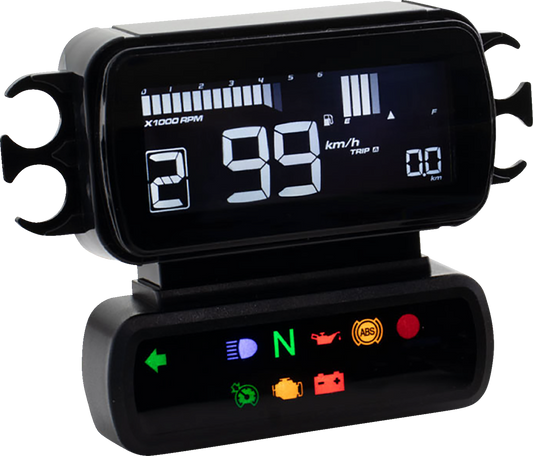 Koso D2 Multifunction LCD Digital Speedometer Gauge fits 2004-2013 Harley
