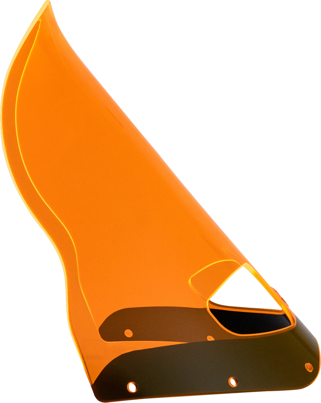 Klock Werks 15" Flare Orange Ice Road Warrior Fairing Motorcycle Windshield