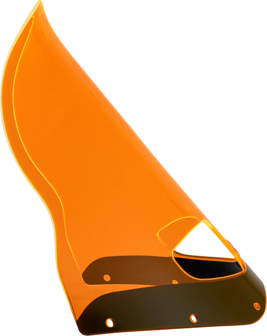 Klock Werks 15" Flare Orange Ice Road Warrior Fairing Motorcycle Windshield