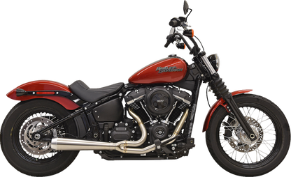 Bassani Road Rage 2-1 Stainless Exhaust System for 2018-2023 Harley Softail FXBB