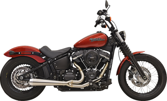 Bassani Road Rage 2-1 Stainless Exhaust System for 2018-2023 Harley Softail FXBB