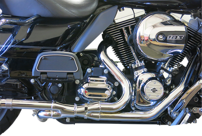 Bassani 2X2 Dual Chrome Dual Exhaust Headpipe fits 2009-2016 Harley Touring FLHX
