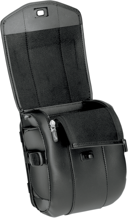 Saddlemen Cruis'n Deluxe Black Sissy Bar Storage Bag Pouch for Harley Davidson
