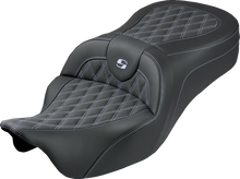 Saddlemen Roadsofa King Silver Lattice Gel Seat fits 2008-2025 Harley Touring