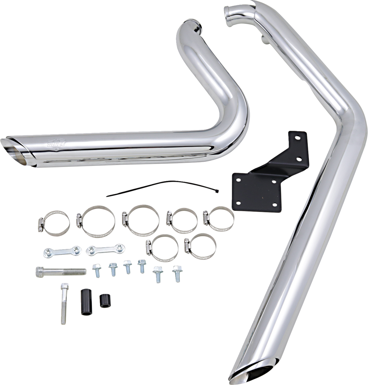 Vance & Hines Shortshots Staggered Chrome Exhaust System 1986-09 Harley Softail