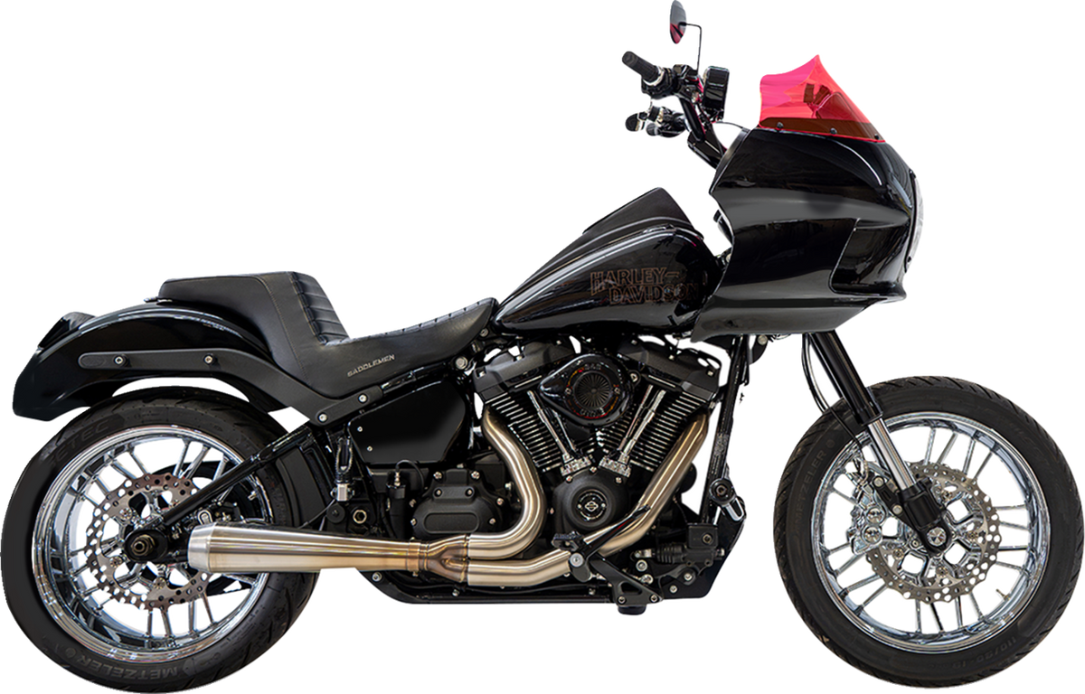 Klock Werks Kolor Flare 9" Pink Ice Windshield fits Harley FXRP Style Fairing