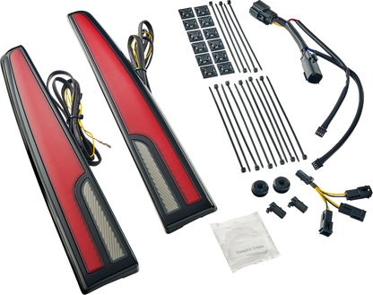 Ciro Calade LED Black Taillight Kit fits 2014-2024 Harley Tri Glide FLHTCUTG