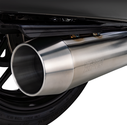 Vance & Hines Gaslighter 2-1 Brushed Exhaust System for 2017-2026 Harley Touring