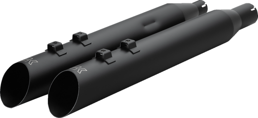 Khrome Werks 4" HP Plus Slash Up Slip On Mufflers fits 2017-2025 Harley Touring