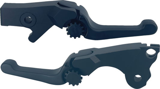 PSR Black Anthem Adjustable Clutch Brake Lever Set for 2022-2024 Indian Chief