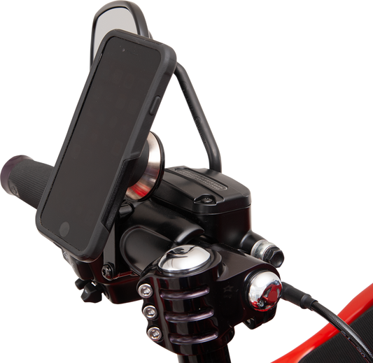 Klock Werks iOmount Handlebar Magnetic Device Holder 1996-2023 Harley Davidson