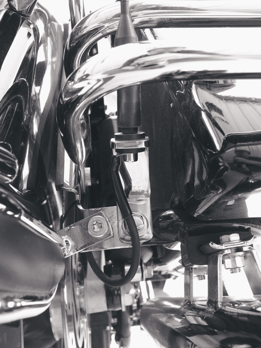 Pingel Low Mount Antenna Relocation Kit 1989-2008 Harley Touring FLHTCU FLHTCUI