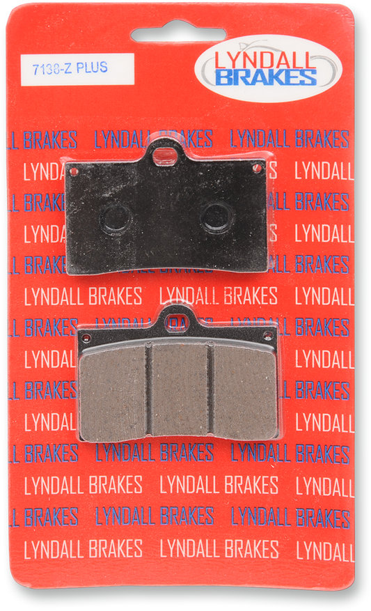 Lyndall Racing Z-Plus Rear/Front Brake Pads for 1991-2013 Indian Chief Ducati