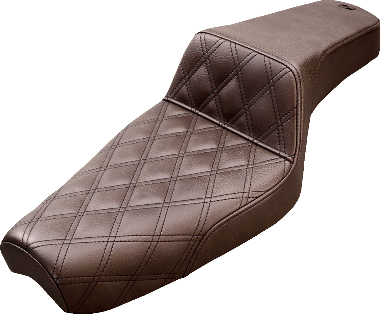 Saddlemen Brown Step Up Front Lattice Seat fits 1979-2003 Harley Sportster