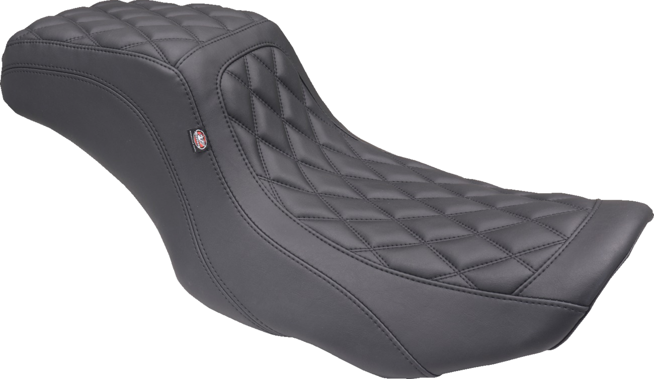 Mustang Squareback Black Diamond Stitch Seat for 2023-2025 Harley Touring FLHX