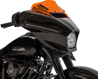 Klock Werks Kolor Flare 6.5" Orange Ice Windshield 2023-2025 Harley Street Glide
