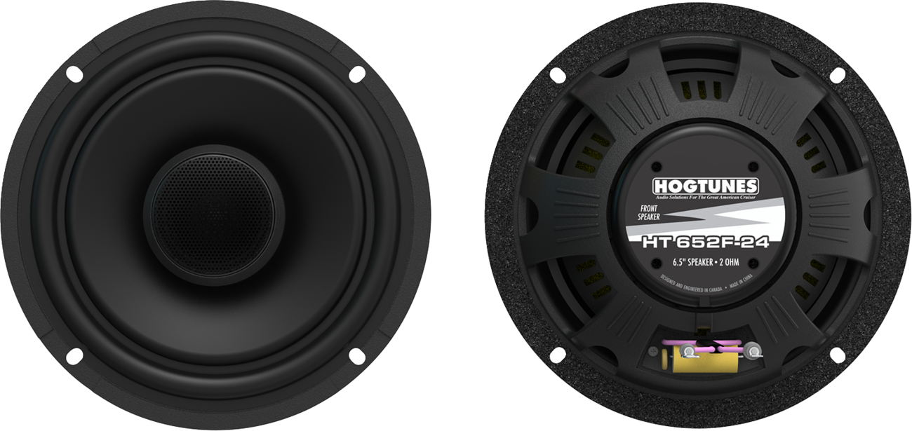 Hogtunes 6.5" Front Fairing Speakers fits 2024-2026 Harley Road Street Glide