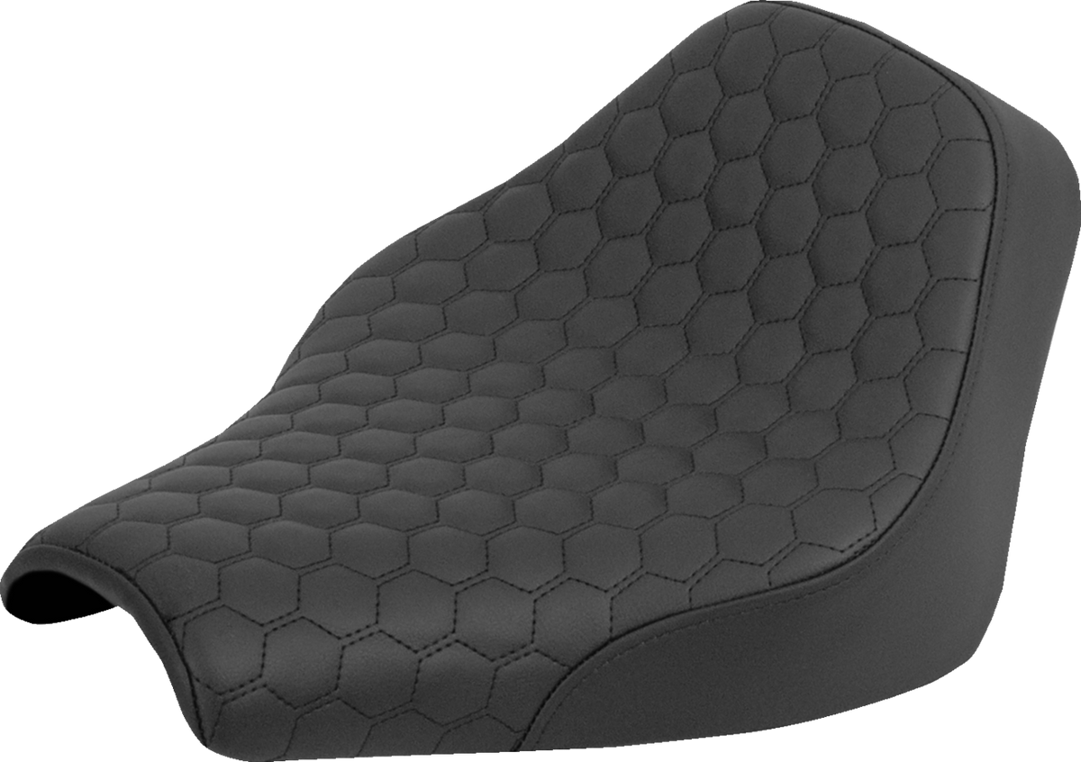 Saddlemen Renegade Honeycomb Solo Seat fits 2018-2026 Harley Softail FXBB FXST