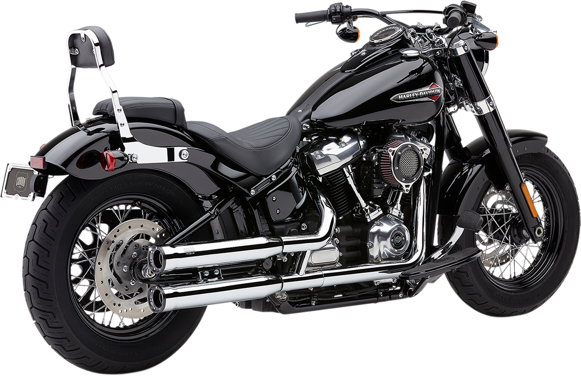 Cobra Chrome RPT Motorcycle Slip On Mufflers 2018-2022 Harley Softail FLDE FLHCS