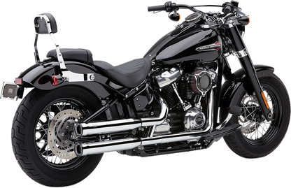 Cobra Chrome RPT Motorcycle Slip On Mufflers 2018-2022 Harley Softail FLDE FLHCS