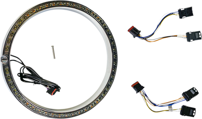 Custom Dynamics ProBeam Sequential Head Light Trim Ring 2014-2024 Harley Touring