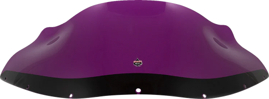 Klock Werks Kolor Flare 9" Purple Windshield for Harley FXRP Style Fairings