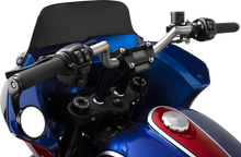 Thrashin Black 6" Straight Gauge Cutout Handlebar Risers for 2018-2025 Softail