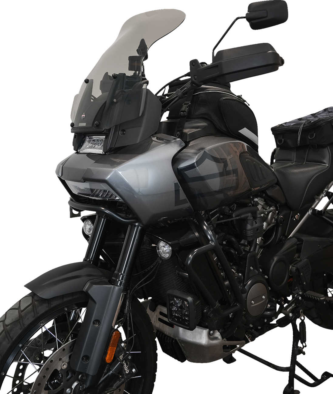 Klock Werks Flare 15.5" Tinted Windshield for 2021-2023 Harley Pan America 1250