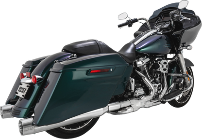 Vance & Hines Blackbird 450 Chrome Slip On Mufflers for 2017-2024 Harley Touring