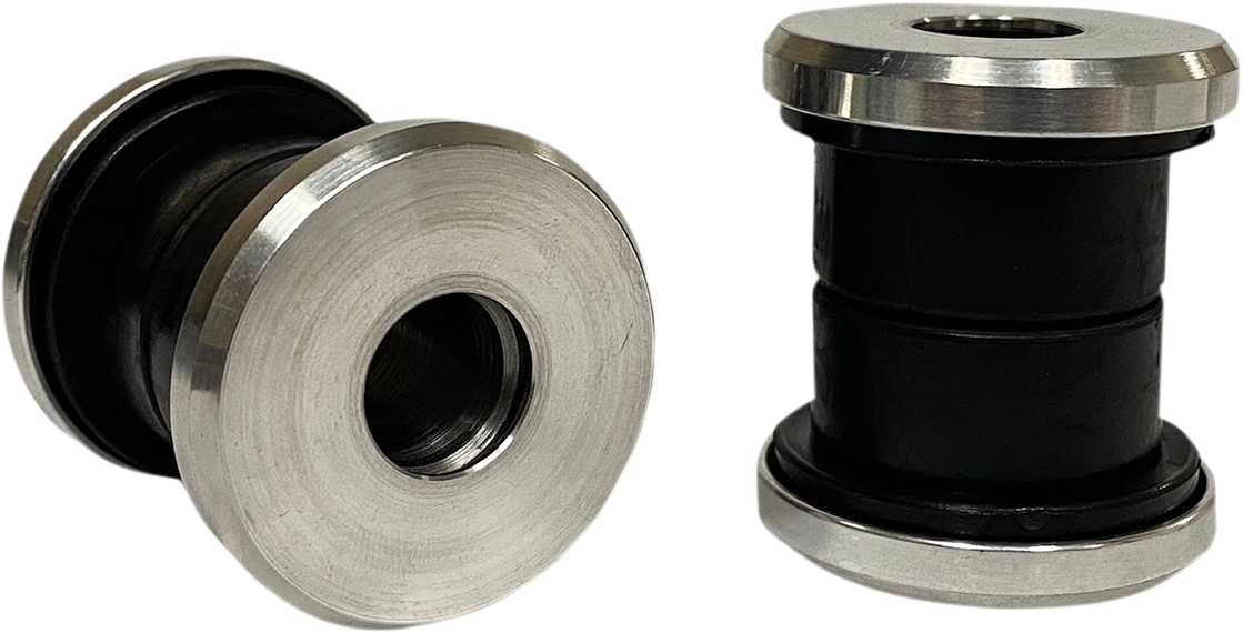 Pro One Silver Handlebar Riser Bushing Kit 1973-2017 Harley Dyna Softail Touring