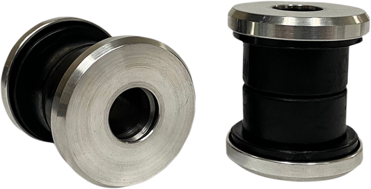 Pro One Silver Handlebar Riser Bushing Kit 1973-2017 Harley Dyna Softail Touring