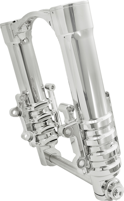 Arlen Ness Chrome Method No Flex Inverted Fork Legs for 2014-2025 Harley Touring