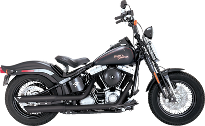 Vance & Hines Twin Slash 3" Mufflers 2007-09 Harley Softail Cross Bones FLSTSB