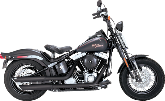 Vance & Hines Twin Slash 3" Mufflers 2007-09 Harley Softail Cross Bones FLSTSB